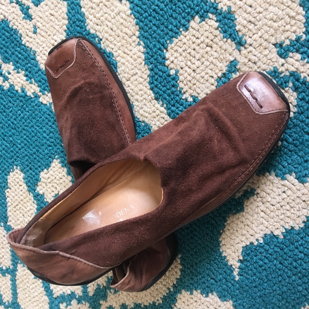 Modena Italian brown leather shoes